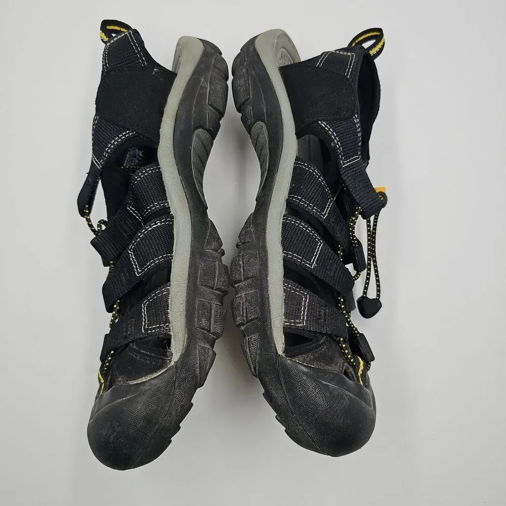 Keen Mens Newport H2 Rugged Waterproof Hiking Sandals Black Size 10